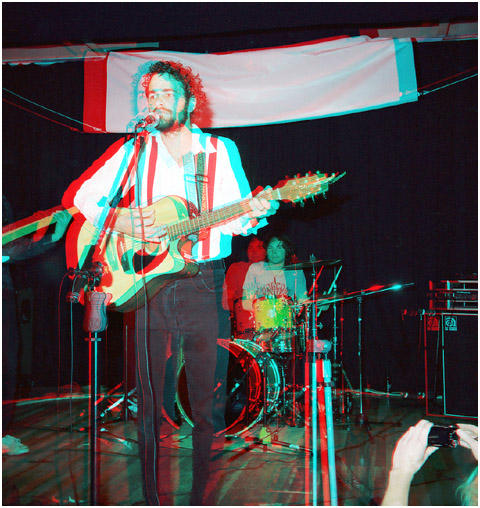 Nathaniel Lee and the Old Porch Tints. 3-D Photography by Marc Dawson.