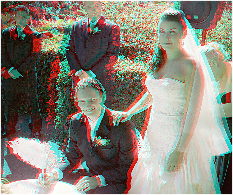 Hamish and Gemma Booth. 3-D Wedding Photography by Marc Dawson